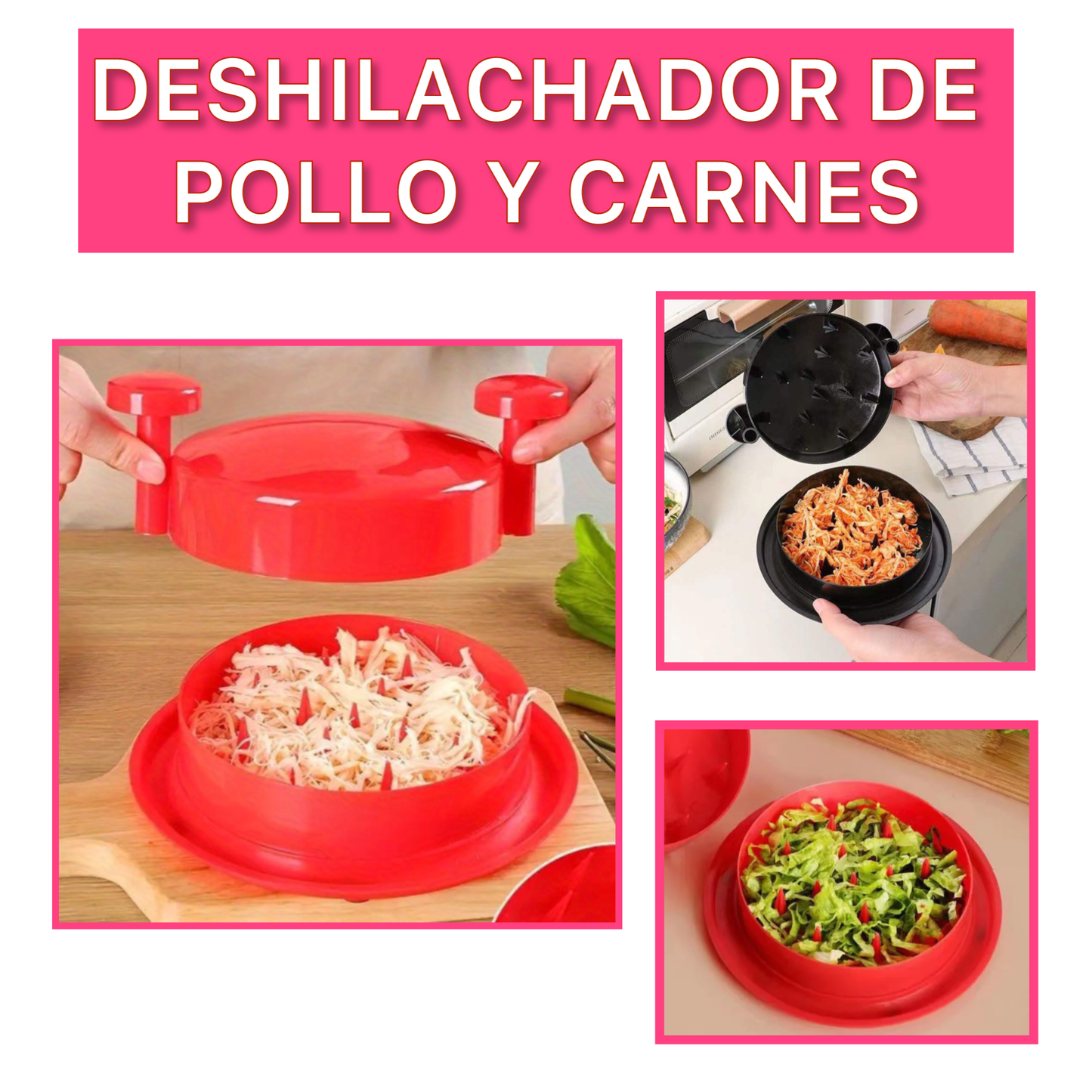 DESHILACHADOR PARA POLLO Y  CARNES