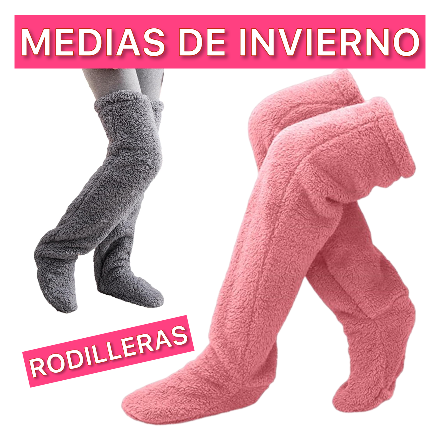 MEDIAS CALENTADORAS PELUCHE